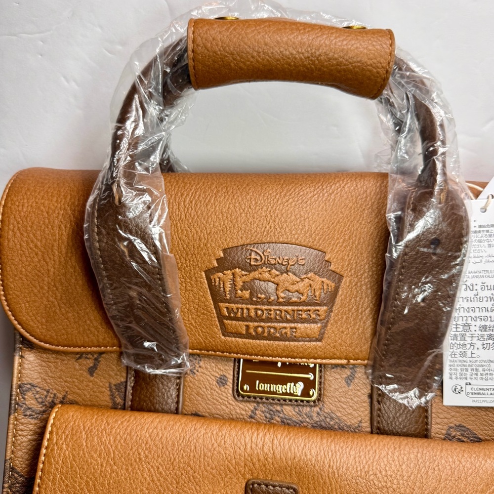 NWT Loungefly Disney Parks Wilderness Lodge Resort Loungefly Backpack Mickey - Picture 3 of 16